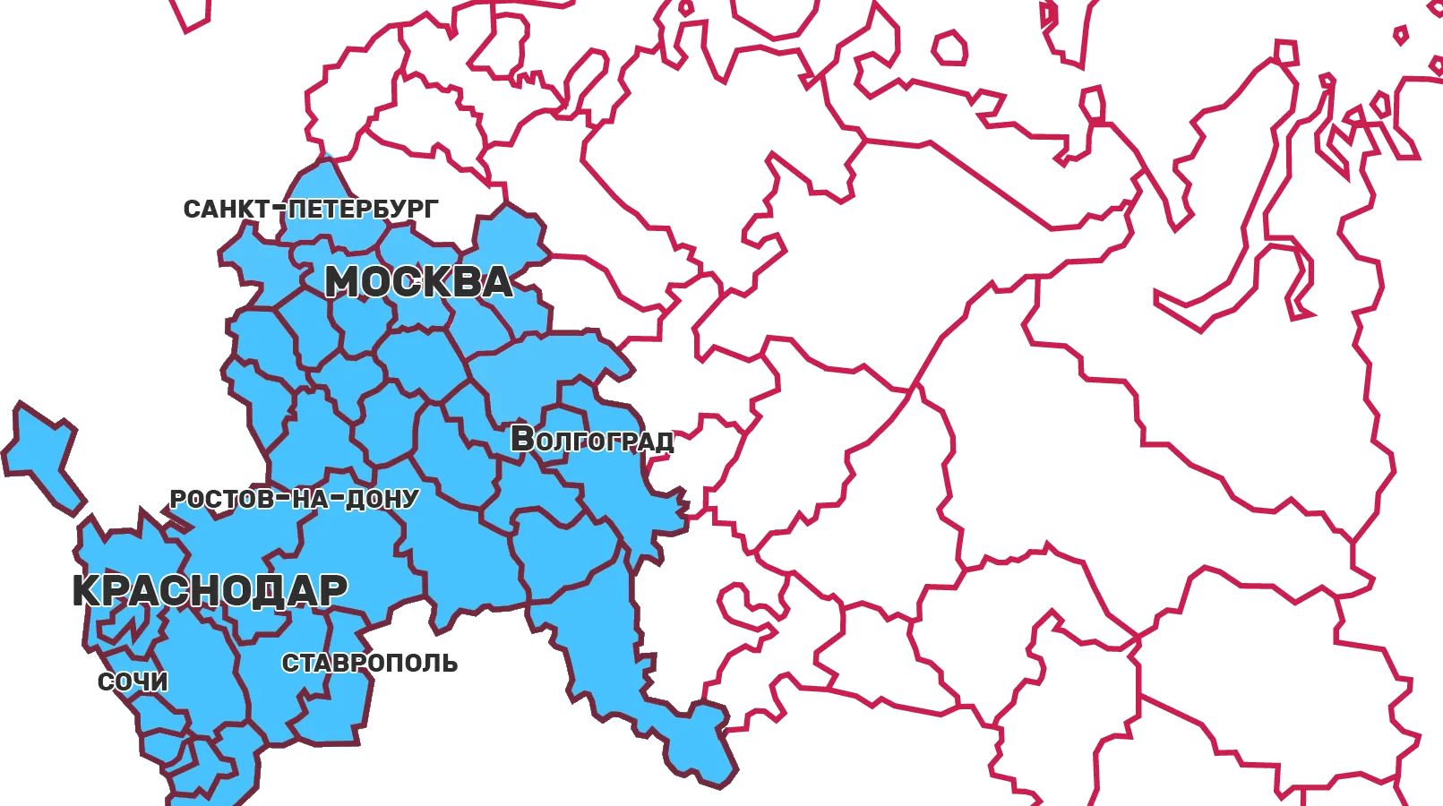 Карта в Москве